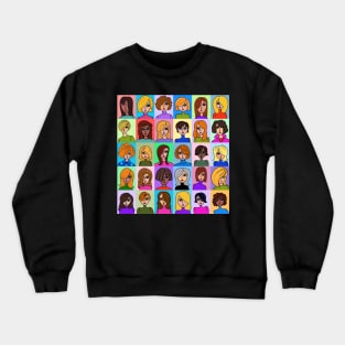 Faces of Women Crewneck Sweatshirt